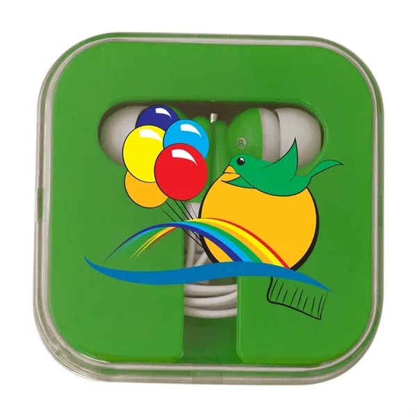 Green color option for Earbuds With Square Case