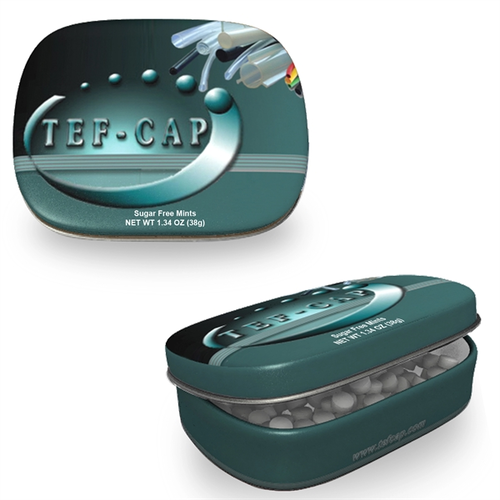 Main photo of Full Color Hinged Mint Tin