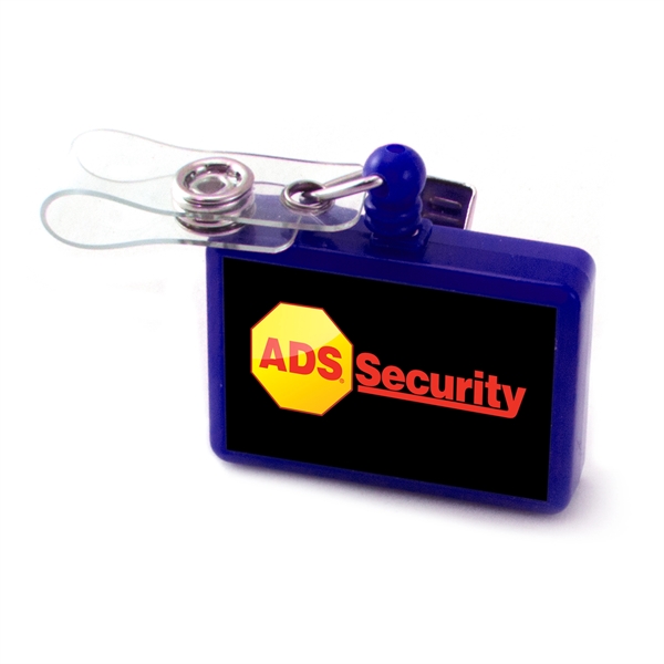 Blue color option for Large Rectangle Badge Reel