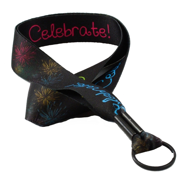 Full Color color option for Overseas Lanyard   1" W X 36" Long