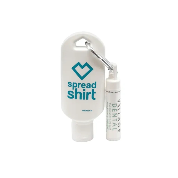White color option for 2 Oz. Tottle Spf30 Sunscreen & Spf15 Chap Balm Combo