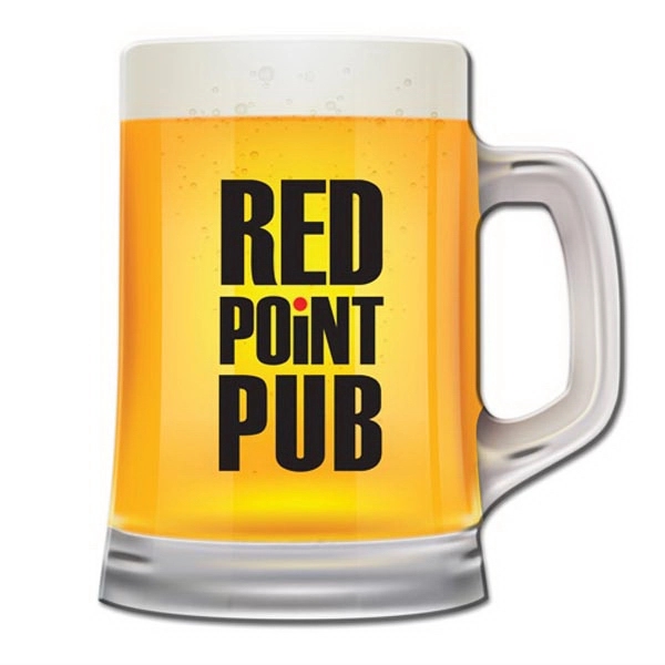 Full Color color option for Beer Mug Shaped Full Color Coaster
