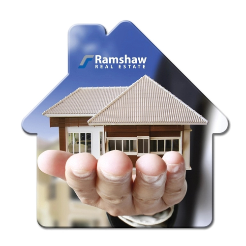 Main photo of House Shaped Full Color Coaster