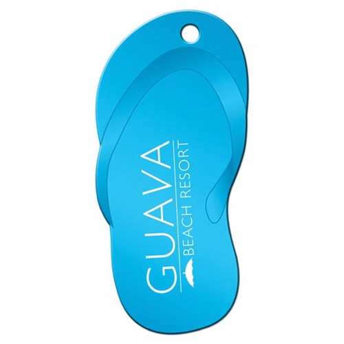 Main photo of Blue Flip Flop Shaped Luggage Tag