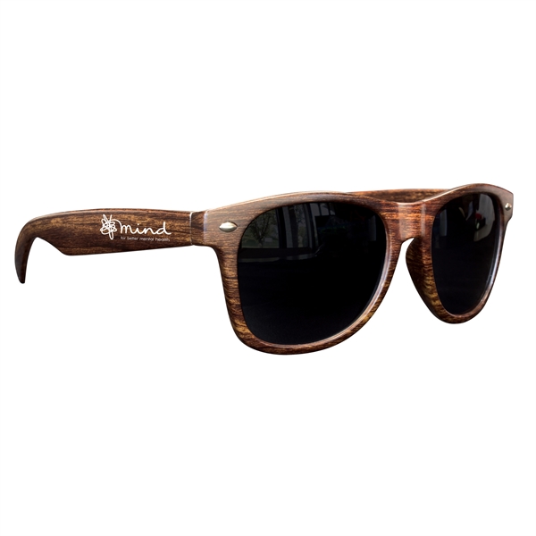 Medium Wood color option for Medium Wood Tone Miami Sunglasses