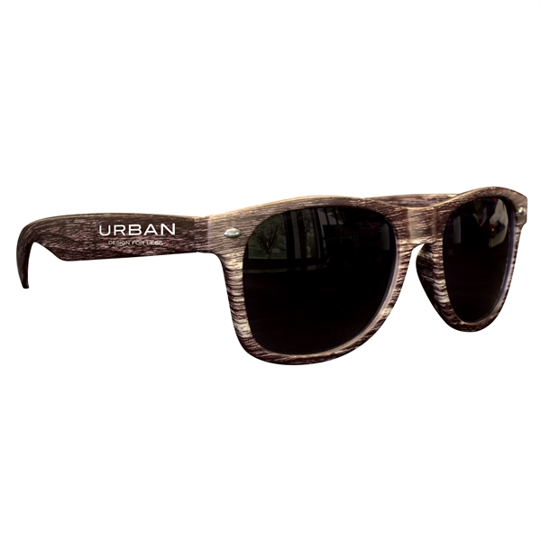 Dark Wood color option for Dark Wood Tone Miami Sunglasses