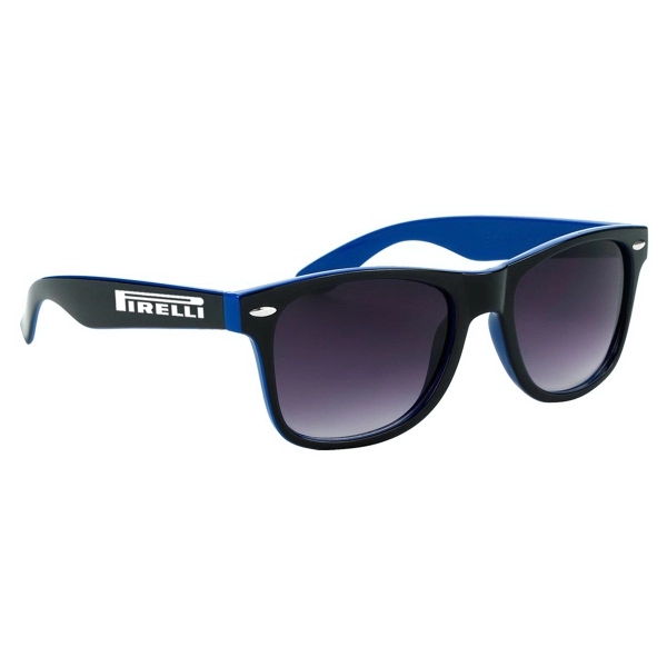 Black-Blue color option for Two Tone Miami Sunglasses