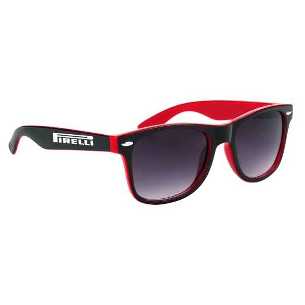 Black-Red color option for Two Tone Miami Sunglasses