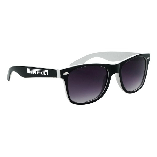 Black-White color option for Two Tone Miami Sunglasses