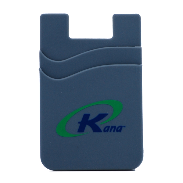 Gray color option for Double Pocket Silicone Wallet