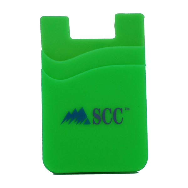 Green color option for Double Pocket Silicone Wallet