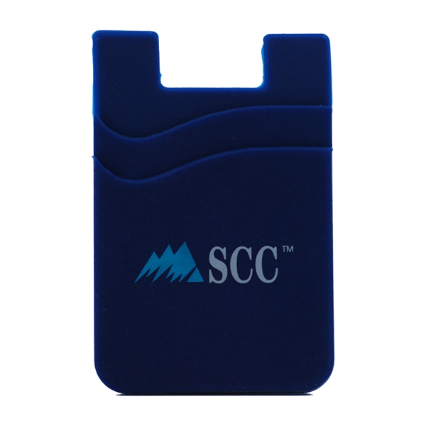 Navy Blue color option for Double Pocket Silicone Wallet