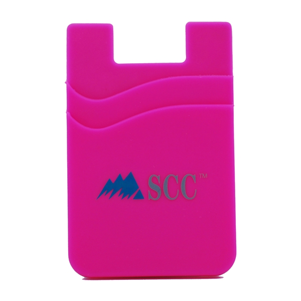 Pink color option for Double Pocket Silicone Wallet