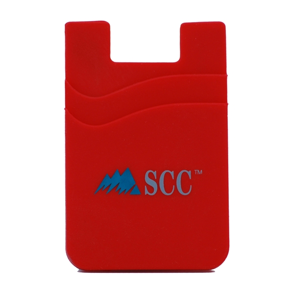 Red color option for Double Pocket Silicone Wallet