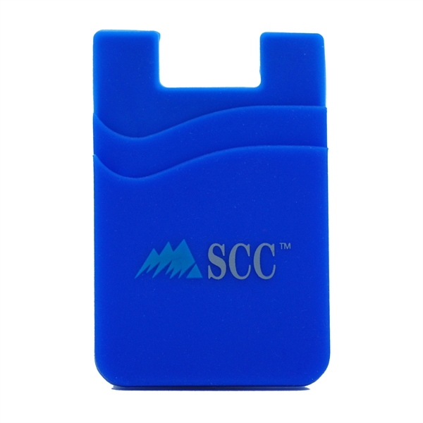 Royal Blue color option for Double Pocket Silicone Wallet