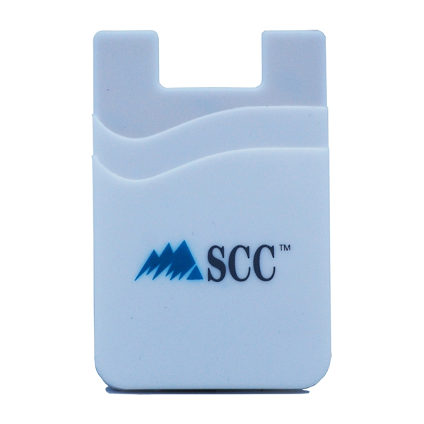 White color option for Double Pocket Silicone Wallet