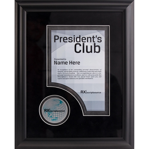 Main photo of Black Wood Framed Award