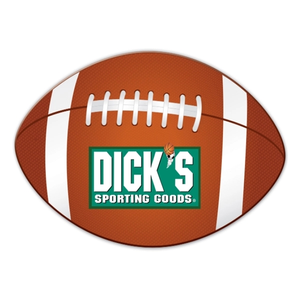 Photo of Football Shaped Full Color Coaster