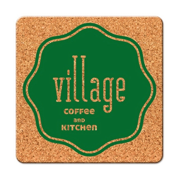 Natural color option for Square Cork Mat