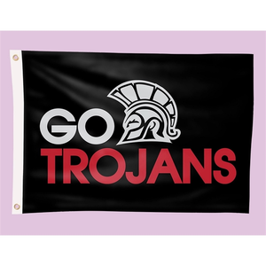 Photo of 2' H X 3' W Team Flag Double Sided