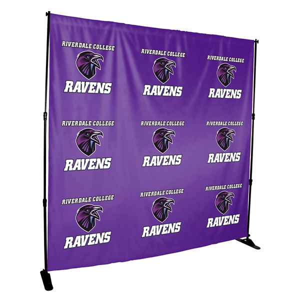 Custom color option for 8' W X 8' H Backdrop Banner Only
