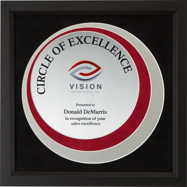 Black color option for Framed Award