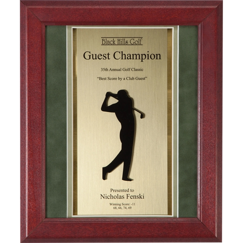 Main photo of Framed Golf Award