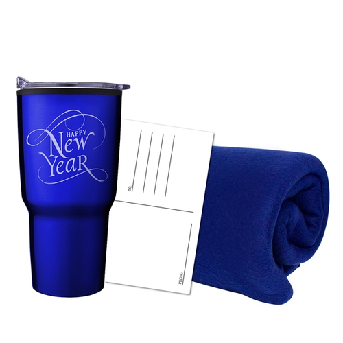 Main photo of Fleece Blanket And Tumbler Combo Set