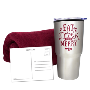 Photo of Fleece Blanket And Tumbler Combo Set