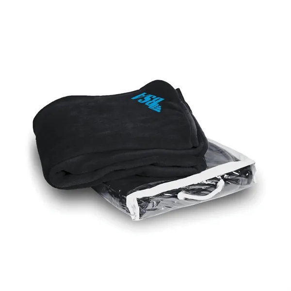 Black color option for Coral Fleece Blanket And Tumbler Combo Set
