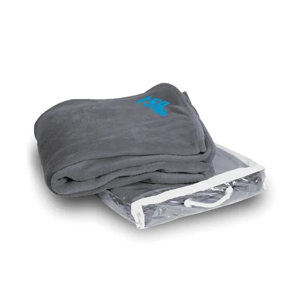 Gray color option for Coral Fleece Blanket And Tumbler Combo Set