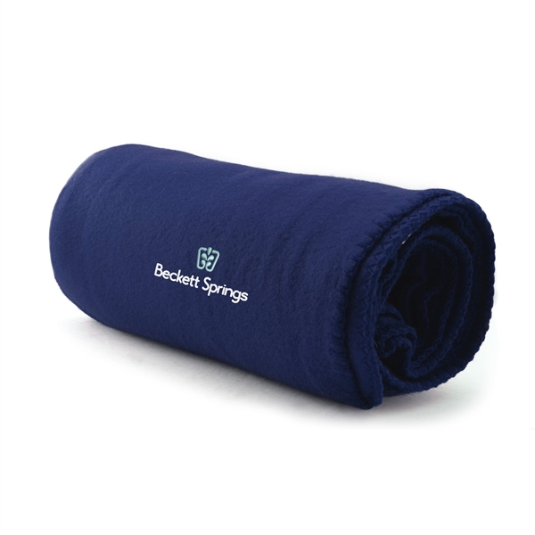 Navy color option for Promo Fleece Blanket And Tumbler Combo Set
