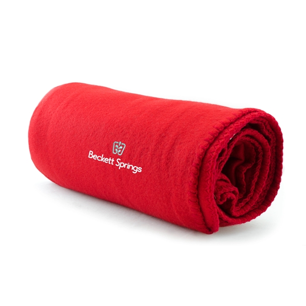 Red color option for Promo Fleece Blanket And Tumbler Combo Set