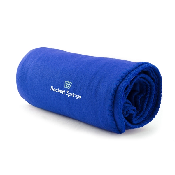Royal Blue color option for Promo Fleece Blanket And Tumbler Combo Set