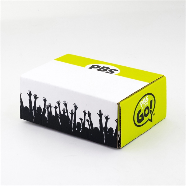Multi color color option for 9" X 6" X 3.5"  E Flute Tuck Box Single Side
