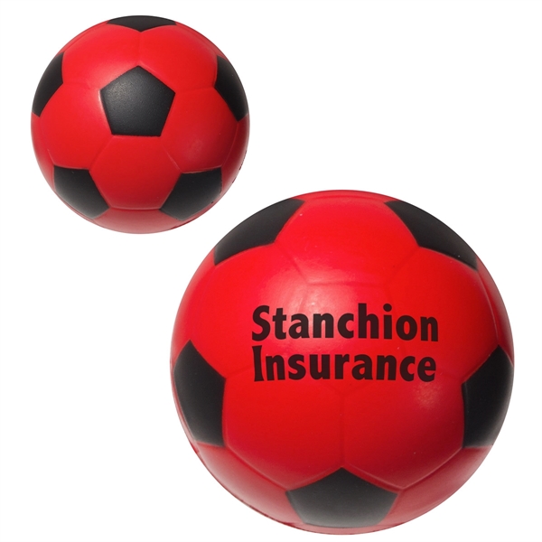 Medium Red color option for Soccer Ball
