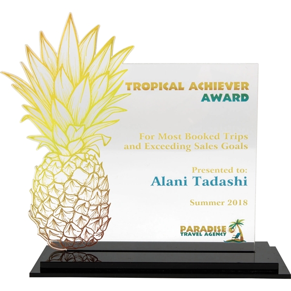 Clear color option for Clear Acrylic Award