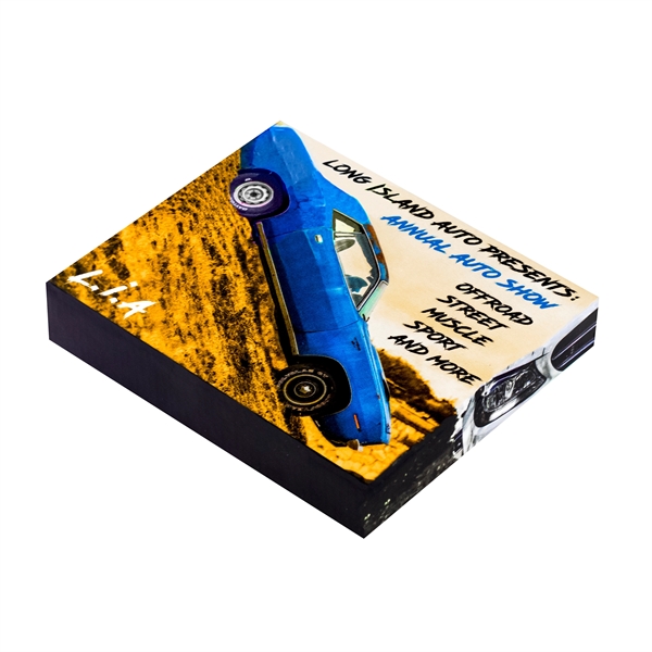 Multi color color option for 11.25" X 9.25" X 1" E Flute Tuck Box Single Side