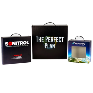 Photo of 11.5" X 8.5" X 3" E Flute Handle Box Single Side