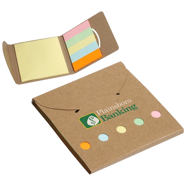 Medium Brown color option for Square Deal Sticky Note Wallet
