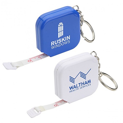 Photo of Square Tape Measure Key Chain