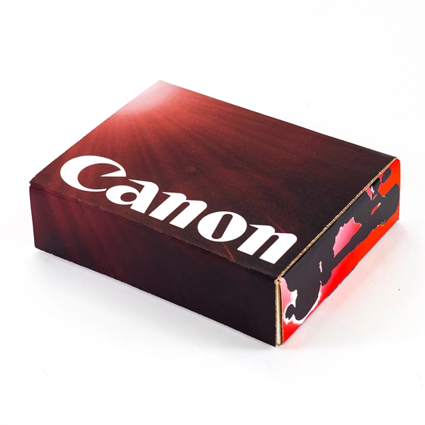 Multi color color option for 11" X 8.5" X 3" E Flute Tuck Box Double Side