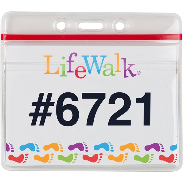 Clear color option for Badge Pouch