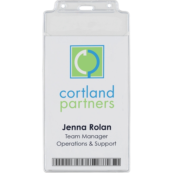 Clear color option for Badge Pouch