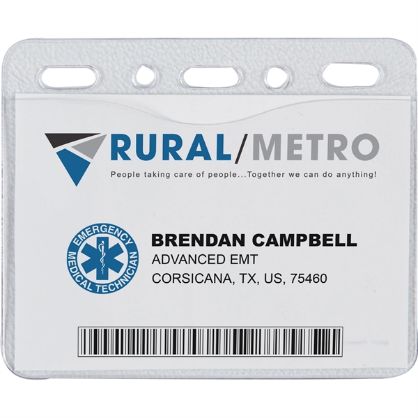 Clear color option for Badge Pouch