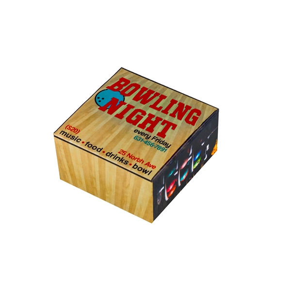 Multi color color option for 6" X 6.375" X 3.375" E Flute Tuck Box Double Side