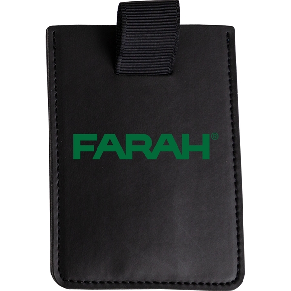 Black color option for Card Safe Leather Cell Phone Wallet