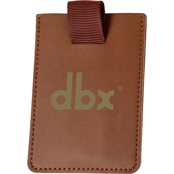 Brown color option for Card Safe Leather Cell Phone Wallet