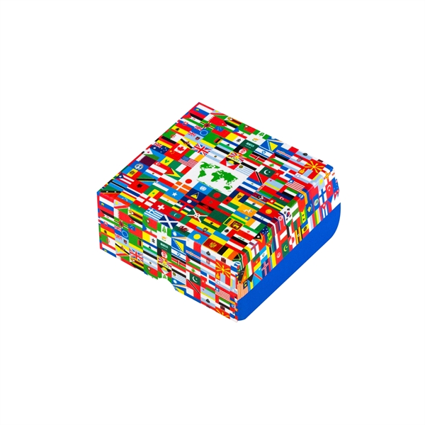 Multi color color option for 7.25" X 7.25" X 3.625" E Flute Fold Above Double Side