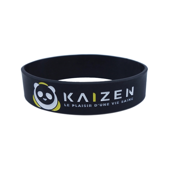 Black color option for Silicone Wrist Band